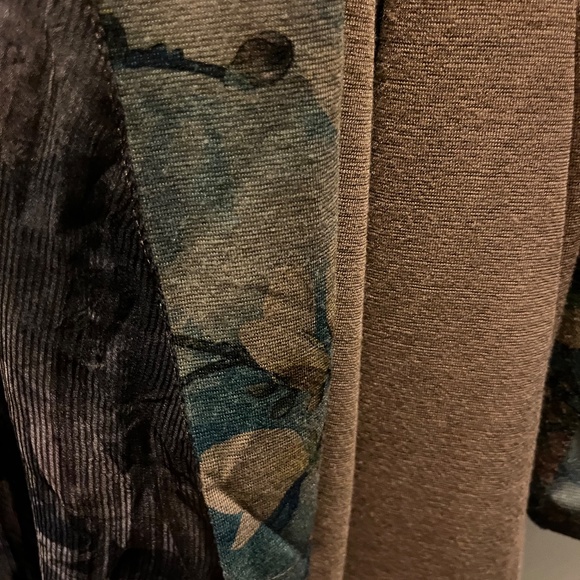 COLDWATER CREEK Foral Cascading Sweater Jacket - Picture 3 of 6